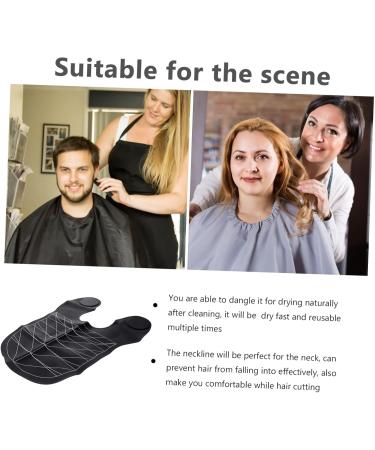Housoutil Hairdressing Oil Shawl & Makeup Palette - Silicone Hair Styling & Perming Tray Short Hair Cape & Cutting Collar for Stylists - Major Shampoo Tray & Leather Essential - Buy Online on SooperMarket.com