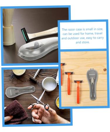 Beavorty 4-Piece Razor Storage Box - Travel Case for Safety Razors & Hairdresser Shavers - Razor Protection & Organization Solutions - Buy Online on SooperMarket.com