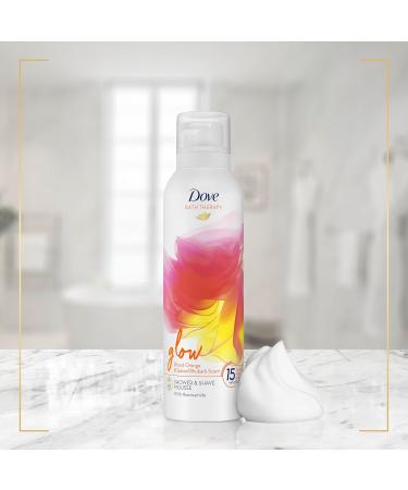 Dove Bath Therapy Glow Shower Mousse Shower Foam with a blood orange & spiced rhubarb scent and niacinamide 200 ml - Buy Online on SooperMarket.com