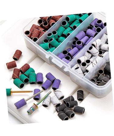 PLAFOPE 1 Set Nail Polish Set Nail Grinding Sanding Bits for Nail Drill Nail Tools Nail Polishing Band Sanding Bands for Nail Mandrel Bit for Nails Nail Bits Manicure Polishing Tape Alloy - Buy Online on SooperMarket.com