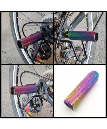 Mantain 4 Pcs Aluminum Alloy Bike Pegs, Anti-Skid, Dazzle Color Surface, Fit 3/8 inch Axles - Buy Online on SooperMarket.com
