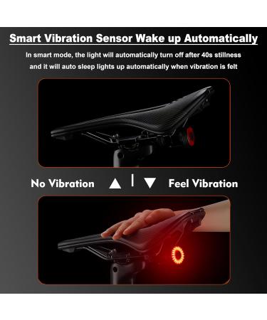 Smart USB-C Bicycle Brake Light | Waterproof LED Rear Light | 5 Modes StVZO Standard Easy Installation - Buy Online on SooperMarket.com