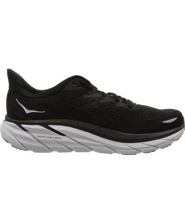 HOKA ONE ONE Clifton 8 Women's Shoes Size 10 Black/White - Buy Online on SooperMarket.com