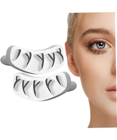Eyelash Curlers Eyelash Stamp For Beginner 1 Pair Diy Natural Long Lasting Lower Lash Stamp For Makeup Eyelash Stamps Tool For Woman Girls White - Buy Online on SooperMarket.com