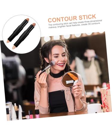HAPINARY 2pcs Contour Stick Makeup Concealer Stick Contouring Stick for Makeup Concealer Stick for Makeup Women Makeup Supplies Highlighter Stick for Face Concealer Stick for Women - Buy Online on SooperMarket.com