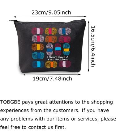 TOBGBE Knitting Project Bag - Funny Knitting Gift for Women - Love To Knit Yarn Bag - Buy Online on SooperMarket.com