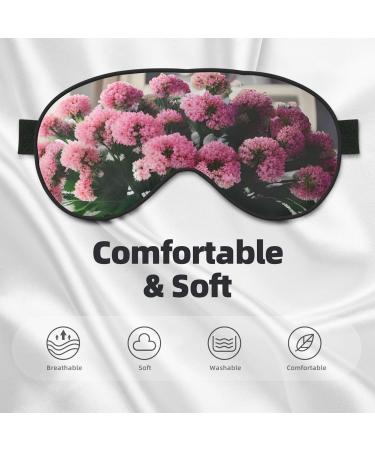 Beauty Flowers Soft Sleep Eye Mask - Breathable Eye Patch for Women | Perfect for Travel & Relaxation - Buy Online on SooperMarket.com