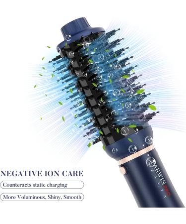 PARWIN PRO BEAUTY 4 in 1 Hairdryer Hot Air Brush Set - 1000 Watts Blue | Drying, Smoothing, Volume, Styling Ion Care - Buy Online on SooperMarket.com
