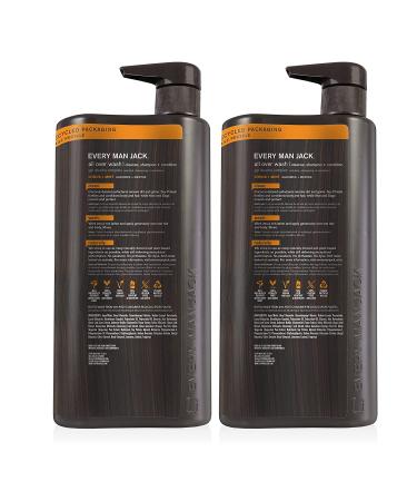 Every Man Jack Men s 3-in-1 All Over Wash - Soy Proteins, Aloe, Citrus + Mint Scent - 32 fl. oz - Buy Online on SooperMarket.com