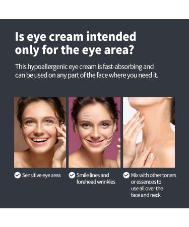 BENTON Fermentation Eye Cream - Anti-Wrinkle Treatment for Dark Circles & Puffiness (1.05 oz) - Galactomyces & Bifida Ferment - Buy Online on SooperMarket.com
