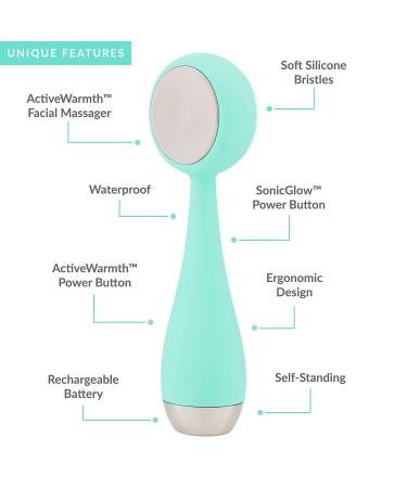 PMD Clean Pro - Smart Facial Cleansing Device with Silicone Brush & Anti-Aging Massager - Buy Online on SooperMarket.com