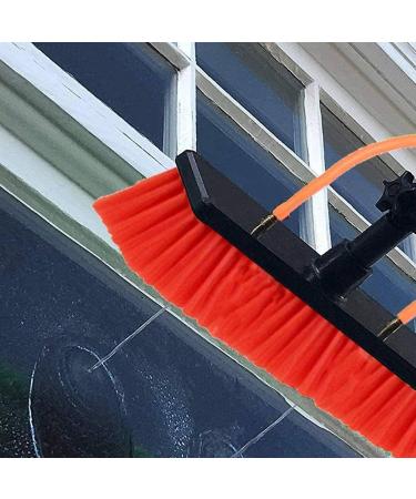 Window Cleaning Brush Water Fed Pole Adjustable 3.6M -11M Window Cleaning Pole Caravan Washing Truck Campers and Buses Car Wash Windows/20Ft/6M 35cm Brush Head 4M/13FT - Buy Online on SooperMarket.com