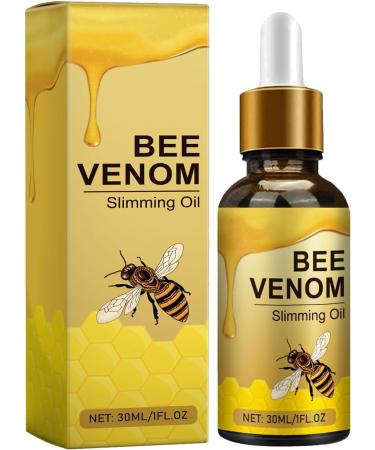 Bee Venom slimming Oil Advanced Bee Venom Serum Bee Venom Firming Oil Bee Venom Lymphatic Drainage & Slimming Oil for Men and Women (1PCS)