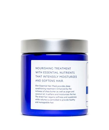 Elon Essentials Deep Conditioning Hair Mask - Hydrating Treatment with Shea Butter, Biotin, Argan & Coconut Oil - Restores Shine & Silkiness - 8 oz - Buy Online on SooperMarket.com