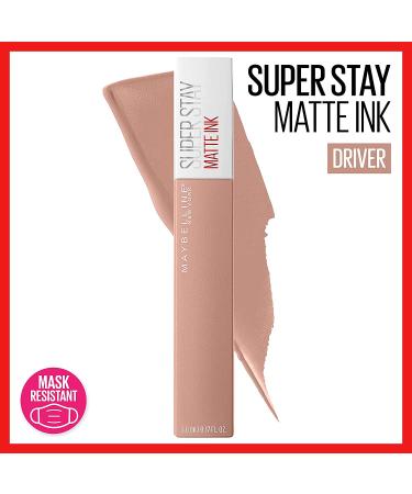 Maybelline SuperStay Matte Ink Un-Nude Liquid Lipstick - Driver | Long-Lasting Color - 0.17 Fl Oz - Buy Online on SooperMarket.com