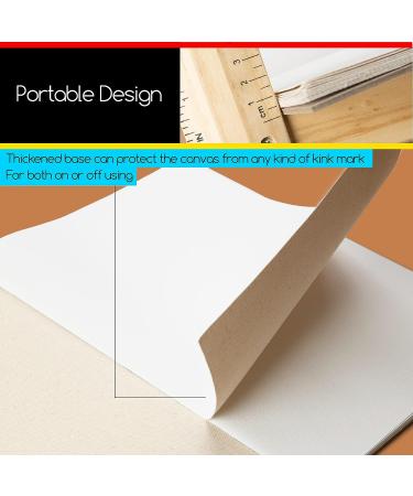 MEEDEN 9x12 Canvas Pad - 100% Cotton, 10 Sheets, Gesso Primed for Oil and Acrylic Painting - Buy Online on SooperMarket.com