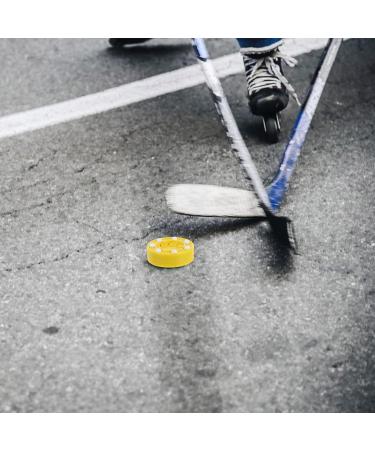 ABOOFAN Yellow Roller Hockey Puck - Inline & Street Hockey Training Equipment - International Shipping Available - Buy Online on SooperMarket.com