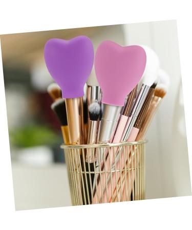 6-Piece Makeup Brush Dust Cover Set | Silicone Cosmetic Brush Holders & Lipstick Protection | Travel-Friendly Beauty Accessories - Buy Online on SooperMarket.com