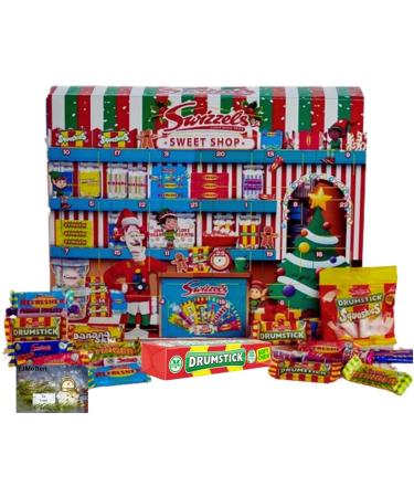 Swizzels Sweets Advent Calendar 2023 - Retro sweets advent calendar | Countdown to Christmas selections sweets | Gluten Free Advent Calendar for Kids Men Women with gift tag 220 g (swizzels advent) - Buy Online on SooperMarket.com