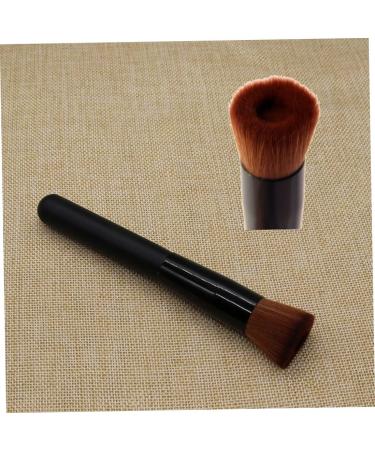 1PC Concave Makeup Brush Liquid Brushes Brush Large Face Brush Liquid Cream Blending Tool Cosmetic Applicator For Full Coverage(Black) - Buy Online on SooperMarket.com