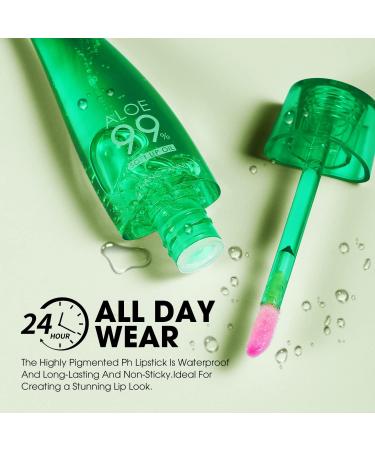 Aloe Vera Lip Oil Magic Colour Changing Lip Gloss Long Lasting Lipgloss Set Lips Moisturizer Aloe Vera Lip Stick for Women Girls (1Pack Lip Oil) - Buy Online on SooperMarket.com