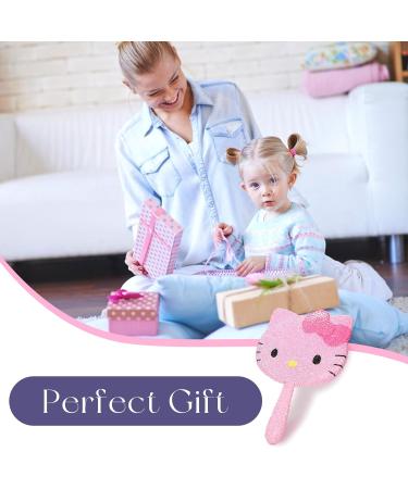 Shop Ocomuan Kitty Birthday Party Favors | Handmade Crystals Handheld Makeup Mirror - Perfect DIY Gift for Girls & Women - Buy Online on SooperMarket.com