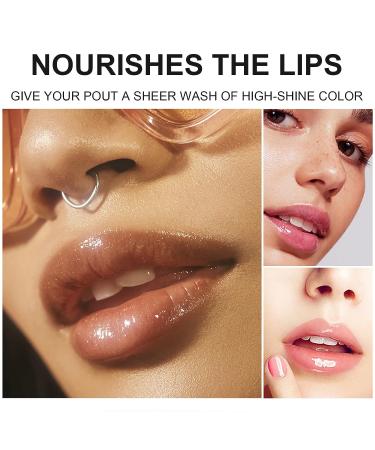KIMIEYE 6Pcs Color Changing Lip Gloss Set | Long Lasting & Moisturizing | Hydrating Lip Oil | Waterproof Lip Balm | 0.4 fl oz (SET C) - Buy Online on SooperMarket.com