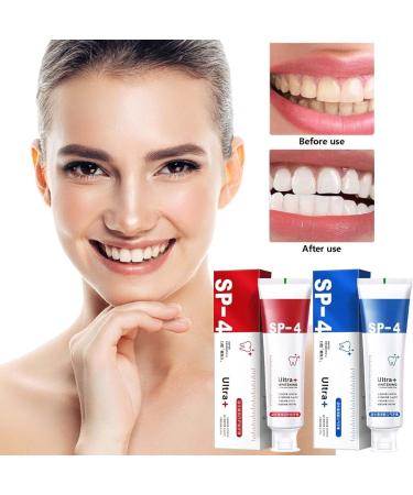 2PC SP-6 Ultra Whitening Toothpaste Probiotic Teeth Lightening Formula for Brilliant Smiles | International Shipping Available - Buy Online on SooperMarket.com