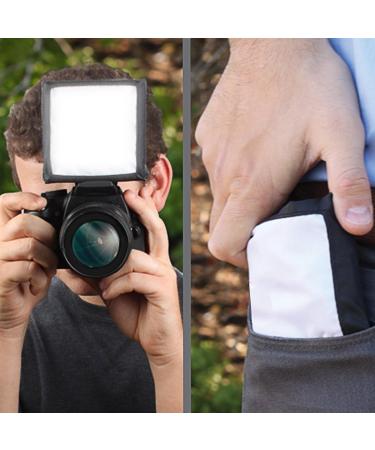 ENHANCE Camera Light Diffuser Softbox for Speedlites | Foldable Universal Design | Compatible with Neewer, Altura, Canon, Nikon and More - Buy Online on SooperMarket.com