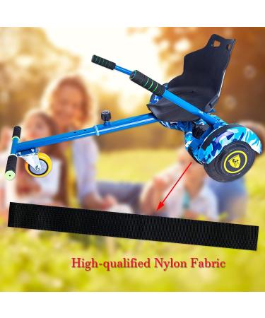 Waynoda 12-pc Adjustable Hoverboard Straps for Kart Attachment - Hook & Loop Fastening, Hoverboard Cable included - Self Balance Scooter Accessory - Buy Online on SooperMarket.com