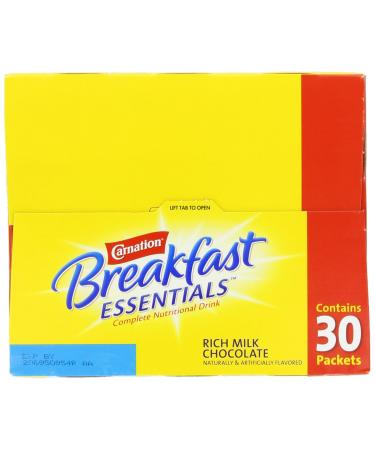 Carnation Breakfast Essentials Rich Milk Chocolate Nutritional Drink 1.26 oz (Pack of 30) - Buy Online on SooperMarket.com