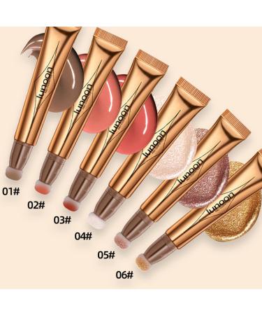 Aaiffey Cream Blush Beauty Wand - Natural Silky Smooth Liquid Face Blush Stick (03 Peach) - Buy Online on SooperMarket.com