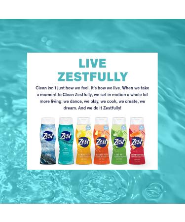 Zest Cocoa Butter and Shea Body Wash - 6 Pack x 18 Fl Oz | Ultra Moisturizing Shower Gel with Cocoa Butter & Shea | Silky Smooth Skin - Buy Online on SooperMarket.com