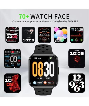 Wafa Fitness Tracker: Heart Rate & Blood Pressure Monitor, Waterproof Sports Smart Watch - Bluetooth Bracelet for Kids, Women, and Men in Black - Buy Online on SooperMarket.com
