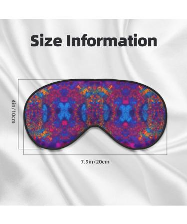 Buy Tie Dye Hippie Soft Sleep Eye Mask - Breathable Travel Eye Patch for Relaxation - Perfect for Women - Buy Online on SooperMarket.com
