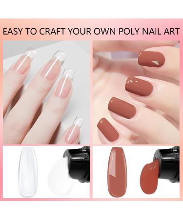 Ultimate Poly Gel Nail Kit - Acrylic Gel Polygel Set with Manicure Tools for Stunning Nail Extensions | Ideal for Women - Buy Online on SooperMarket.com