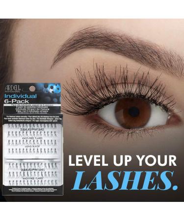 Ardell Knot-Free Individual Long Black Eyelashes 6-Pack - 336 Lashes Total - Buy Online on SooperMarket.com