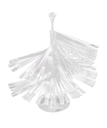 Hundnsney Spiral Fan Shape Display Stand Holder for 120pc False Nail Art Polish Board Tips Stick