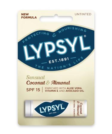 Lypsyl Sensual Lip Balm SPF 15 Coconut and Almond 20g