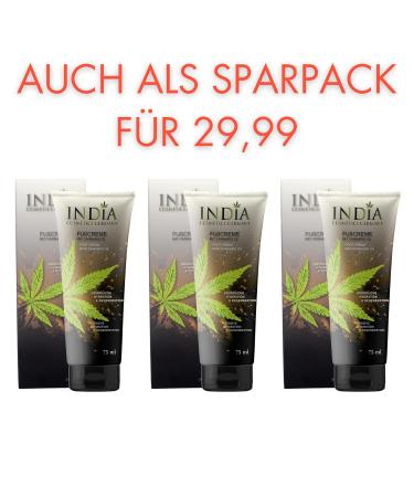 Regenerating Foot Cream with Hemp Seed Oil - Premium 75ml for Dry & Cracked Feet | India Cosmetics Germany - Buy Online on SooperMarket.com