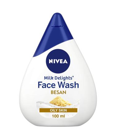 NIVEA Face Wash Milk Delights Fine Gramflour(Oily Skin) 100ml