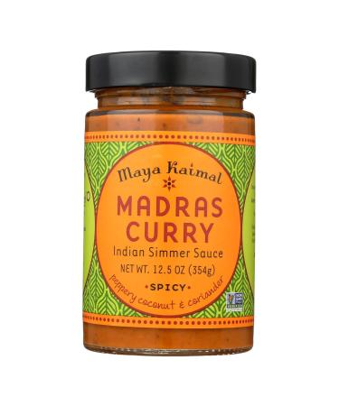 Maya Kaimal Sauce Simmer Madras Curry, 12.5 Oz (Case of 6)