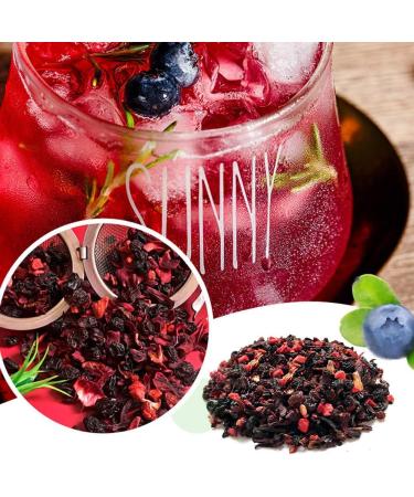 Plant Gift Currant Berries Blueberry Raspberry Tea Bags hibiscus tea bags Roselle Blueberries Grapes Raspberries Into Iced Tea & Hot Tea Oganic Fruit Herbal Tea 70G/2.5oz - Buy Online on SooperMarket.com