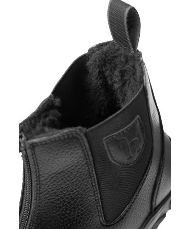 HORZE Kids Safety Work Paddock Boots Black EU 39 - Durable and Safe Footwear for Young Riders - Buy Online on SooperMarket.com