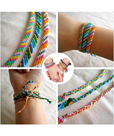 150 Skeins Embroidery Floss Friendship Bracelet String - Multi-Color Cross Stitch Thread with Color Numbers - 6 Strand Floss - Buy Online on SooperMarket.com