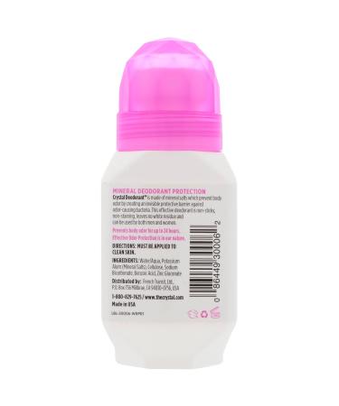 Crystal Mineral Body Deodorant Roll-On Unscented 2.25 oz (Pack of 6) - Buy Online on SooperMarket.com
