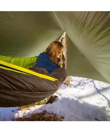 ENO HouseFly Rain Tarp - Ultralight Camping Tarp in Lichen | Standard Packaging - Buy Online on SooperMarket.com