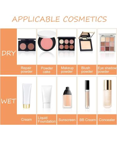 DHWEKU 48 Pieces Make Up Sponge Set Latex-Free Cosmetic Sponges Small Beauty Blender Makeup Sponge for Liquid Foundation Powder Sun Protection and Cream (24 White + 24 Skin Colours) - Buy Online on SooperMarket.com