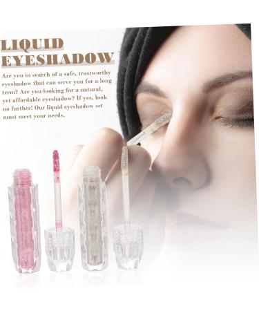 KALLORY 6 pcs Eye Effect Eyeshadow Cosmetics Lasting Liquid Long Highly Natural Highlight Pigmented Cream 1 count (Pack of 1) Pink Silverx3pcs - Buy Online on SooperMarket.com