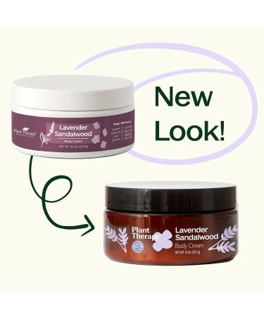 Plant Therapy Lavender Sandalwood Body Cream 8oz | Restore Softness & Hydration | Vitamins & Antioxidants for Smooth Firm Skin - International Shipping Available - Buy Online on SooperMarket.com